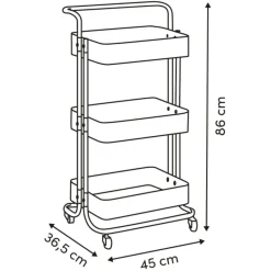 Wózek mobilny metalowy Trolley zielony * 5five Simply Smart Sale