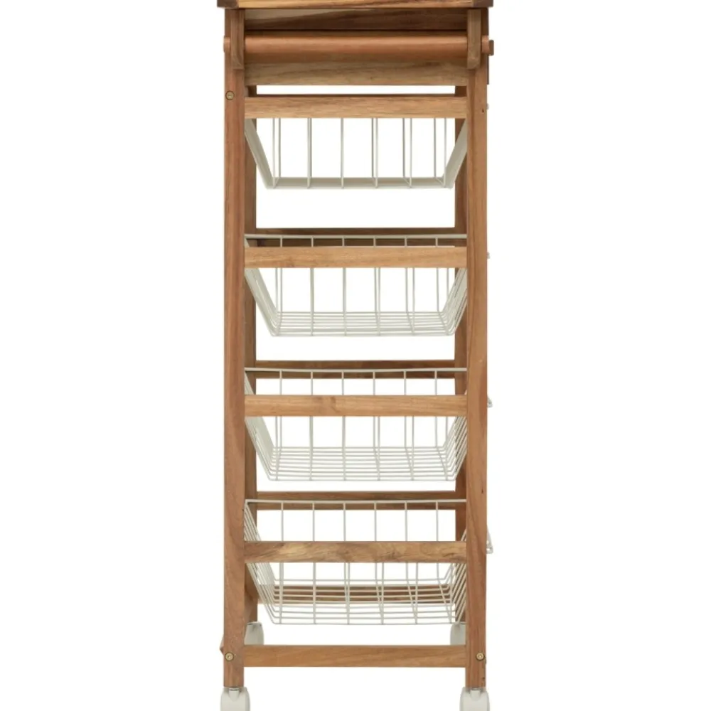 Wózek mobilny Trolley 88,8 cm beżowy * 5five Simply Smart New