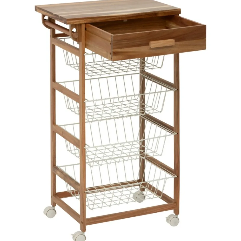 Wózek mobilny Trolley 88,8 cm beżowy * 5five Simply Smart New