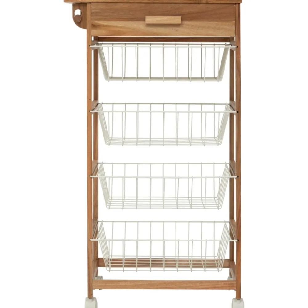 Wózek mobilny Trolley 88,8 cm beżowy * 5five Simply Smart New