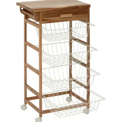 Wózek mobilny Trolley 88,8 cm beżowy * 5five Simply Smart New