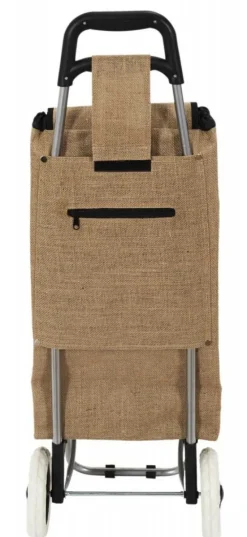 Wózek zakupowy ECO ROLL torba z juty na zakupy * HowHomely Outlet