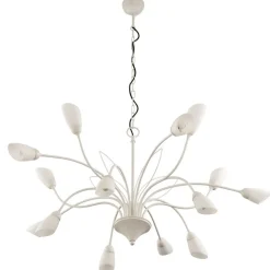 Żyrandol GLORIOSA szary 15xG9