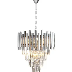 Żyrandol kryształowy MADISON chrom 9xE14