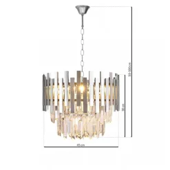 Żyrandol ASPEN CHROME 6xE14 * Eko-light New