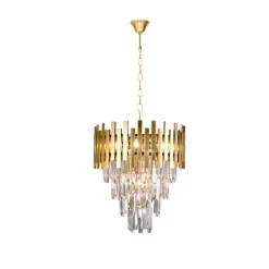 Żyrandol ASPEN II GOLD 9xE14 * Eko-light Outlet