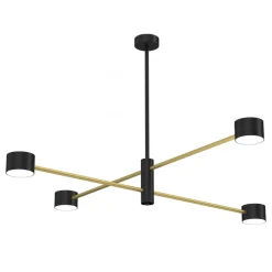 Żyrandol CROSS Złoty 4xGX53 * Eko-light Online
