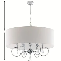 Żyrandol ELBA chromowany 6xE27 * Jupiter Sale
