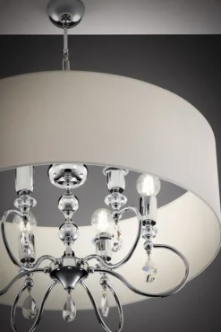 Żyrandol ELBA chromowany 6xE27 * Jupiter Sale