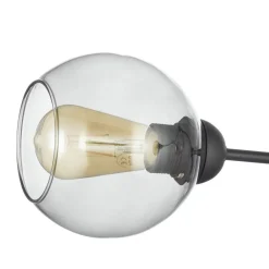 Żyrandol FAIRY Czarny Szklane Klosze 4xG9 * TK Lighting