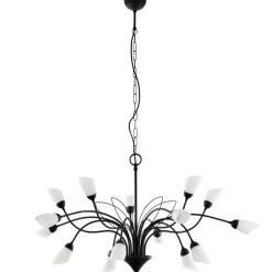 Żyrandol GLORIOSA czarny mat 15xG9 * Jupiter