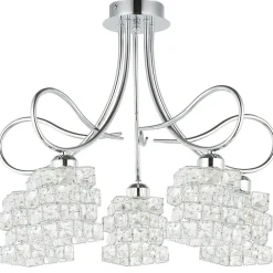Żyrandol kryształowy Crystal IV 5xE27 * HowHomely Clearance