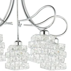 Żyrandol kryształowy Crystal IV 5xE27 * HowHomely Clearance