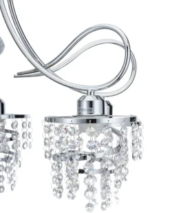 Żyrandol kryształowy Crystal VIII 5xE27 * HowHomely Clearance
