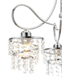 Żyrandol kryształowy Crystal VIII 5xE27 * HowHomely Clearance