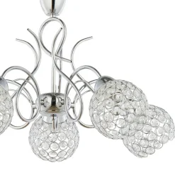 Żyrandol kryształowy wiszący Crystal III 5xE27 * HowHomely Discount