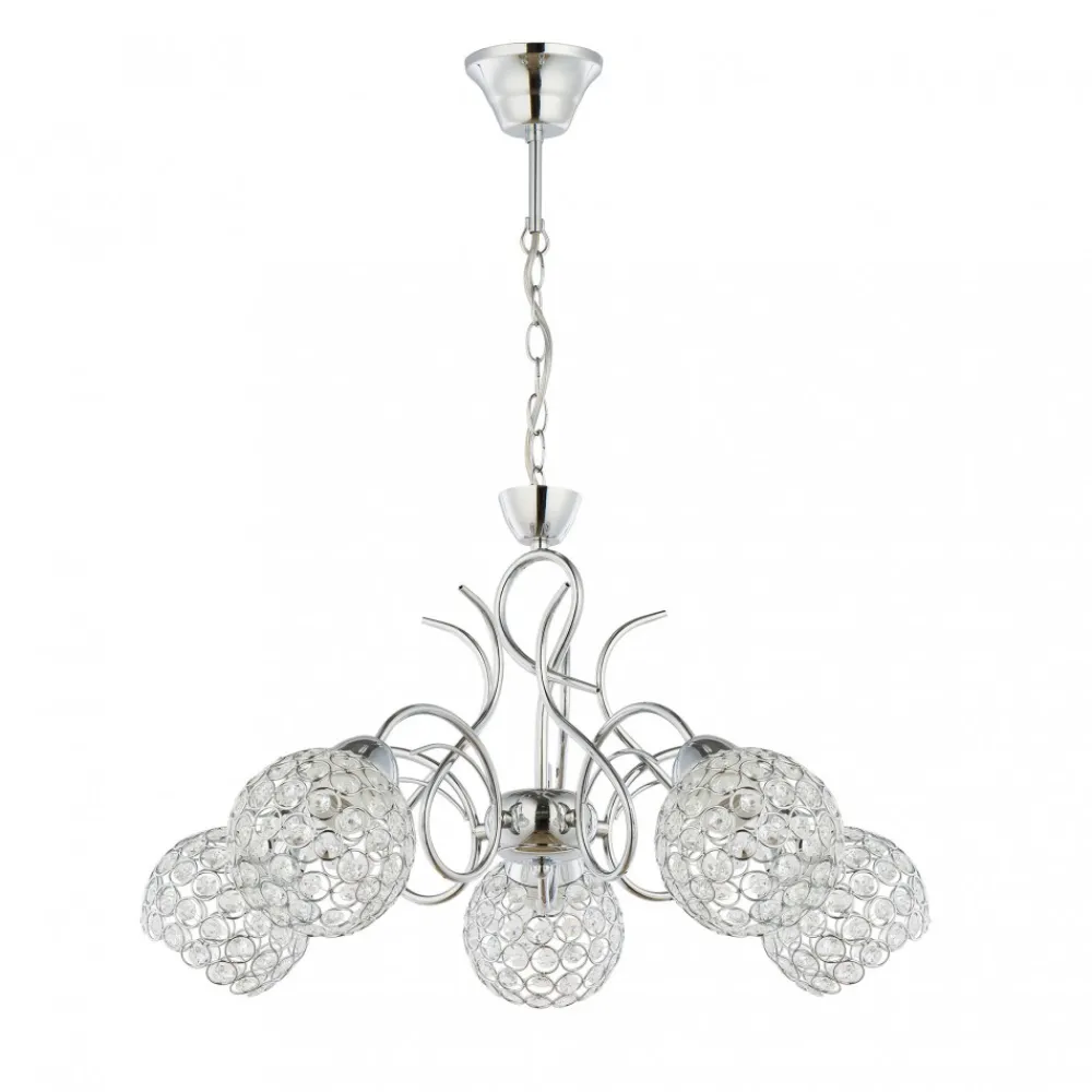 Żyrandol kryształowy wiszący Crystal III 5xE27 * HowHomely Discount