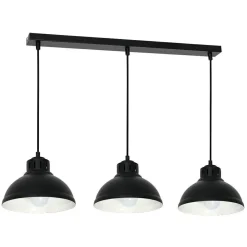 Żyrandol lampa industrialna Sven czarna * Luminex Hot