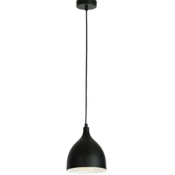 Żyrandol Noak czarno biała na 1 lampę * Luminex Clearance