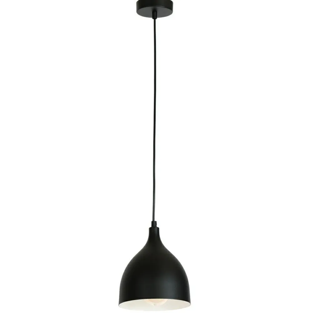 Żyrandol Noak czarno biała na 1 lampę * Luminex Clearance