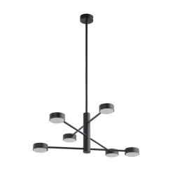 Żyrandol ORBIT Czarny 6xGX53 * Nowodvorski New