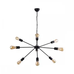 Żyrandol ROD Czarny 9xE27 * Nowodvorski Outlet