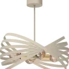 Żyrandol SPARKLE Beżowy Złoty 4xE14 W * Luminex Sale