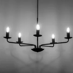 Żyrandol świecznikowy LIMAL Czarny 5xE14 * TK Lighting Hot