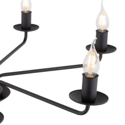 Żyrandol świecznikowy LIMAL Czarny 5xE14 * TK Lighting Hot