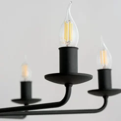 Żyrandol świecznikowy LIMAL Czarny 5xE14 * TK Lighting Hot