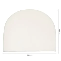 Zagłówek 160x130cm kremowy Masina * Atmosphera Sale