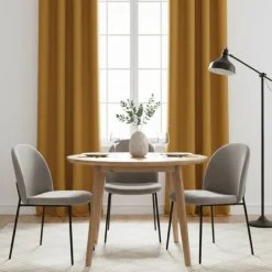 Zasłona DUO bawełniana 135x240 cm miodowa