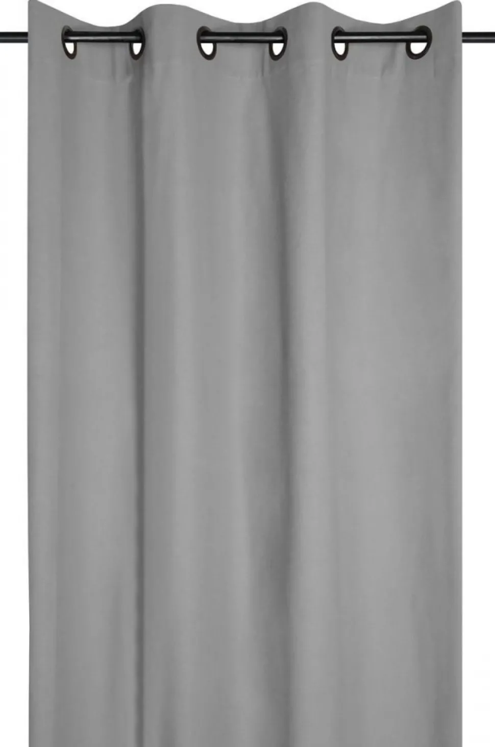Zasłona DUO 135x240 jasnoszara bawełna