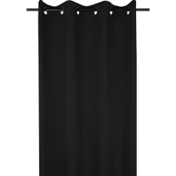 Zasłona gotowa czarna BEA 140x260 cm