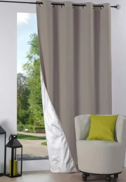 Zasłona izolacyjna NELSON 135x240 cm beżowa