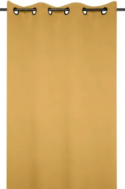 Zasłona NOTTE 135x250 musztardowa zaciemniająca