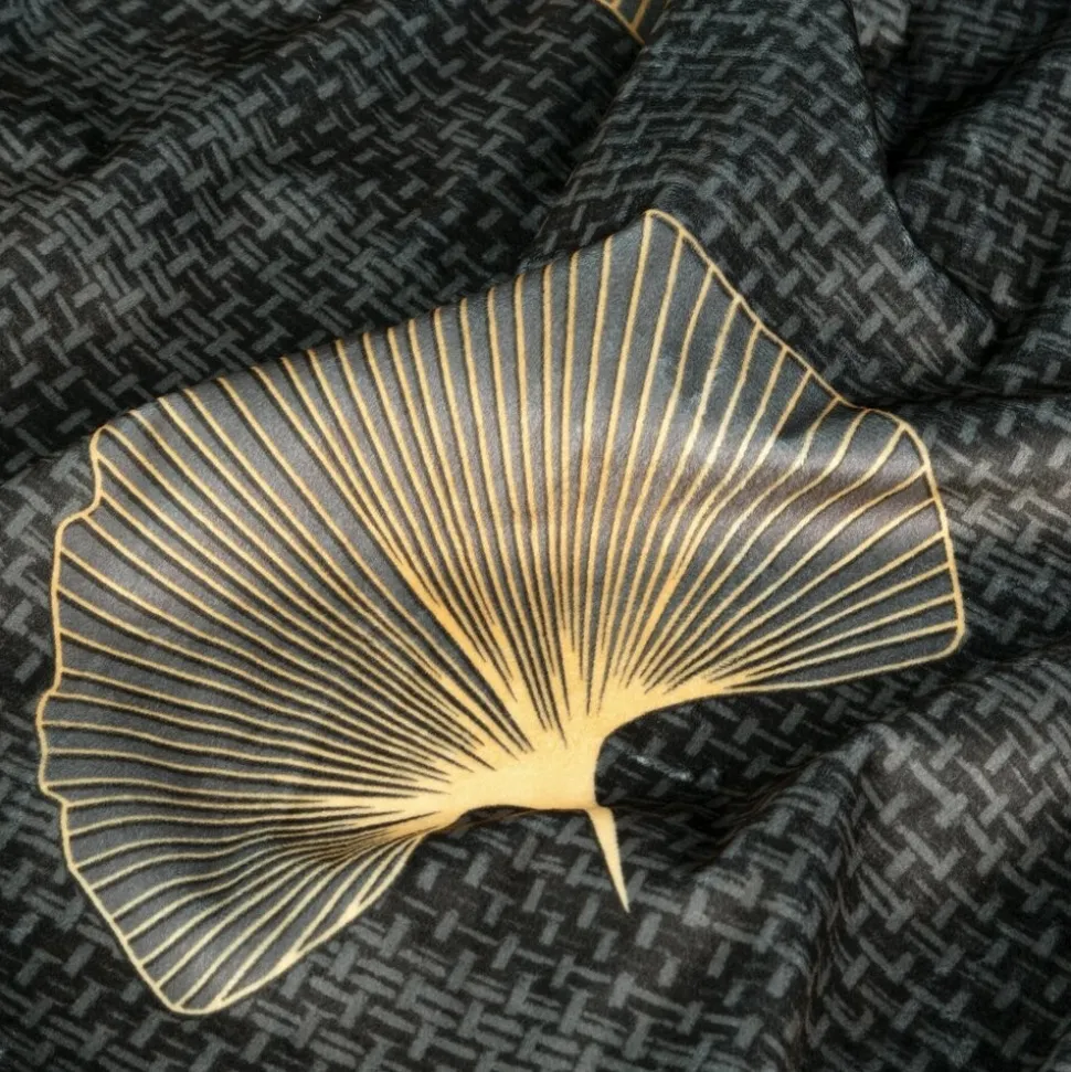 Zasłona OFELIA 140x250 liście miłorzębu