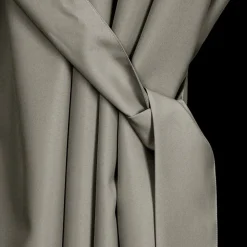 Zasłona ogrodowa 155x240 cm ciemnobeżowa