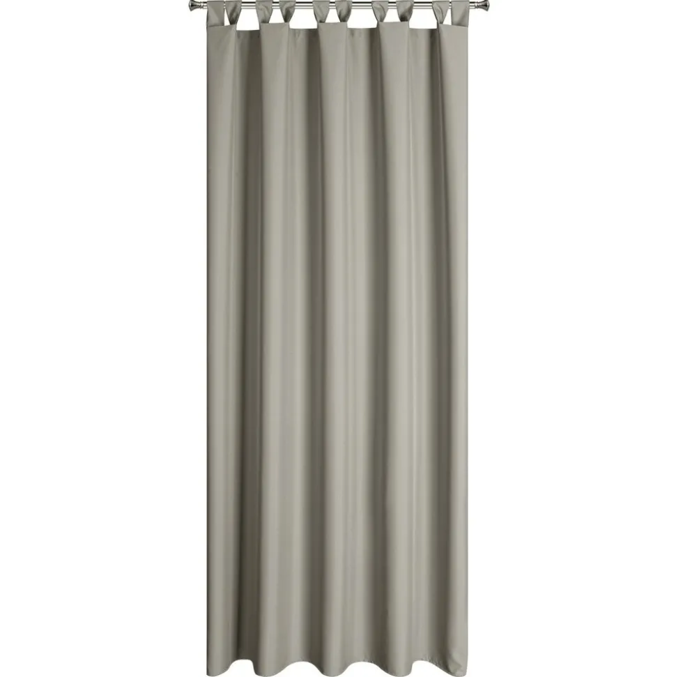Zasłona ogrodowa 155x240 cm ciemnobeżowa