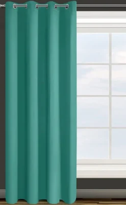 Zasłona PARISA 135x250 cm turkusowa