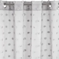 Zasłona STELLA srebro 140x250 przelotki