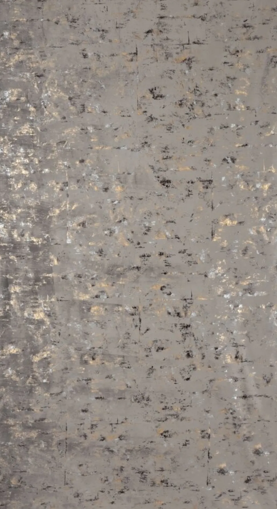 Zasłona TAMI 140x250 stalowa ze złotem
