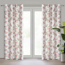 Zasłona AVANI 140x250 cm różowe kwiaty * EUROFIRANY B.B. Choczyńscy Sp.J. Sale