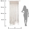 Zasłona bawełniana Makrama 90x200 cm * Atmosphera