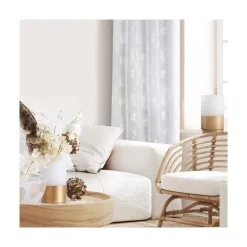 Zasłona CAPRI 140X250 biała liście * EUROFIRANY B.B. Choczyńscy Sp.J. Sale