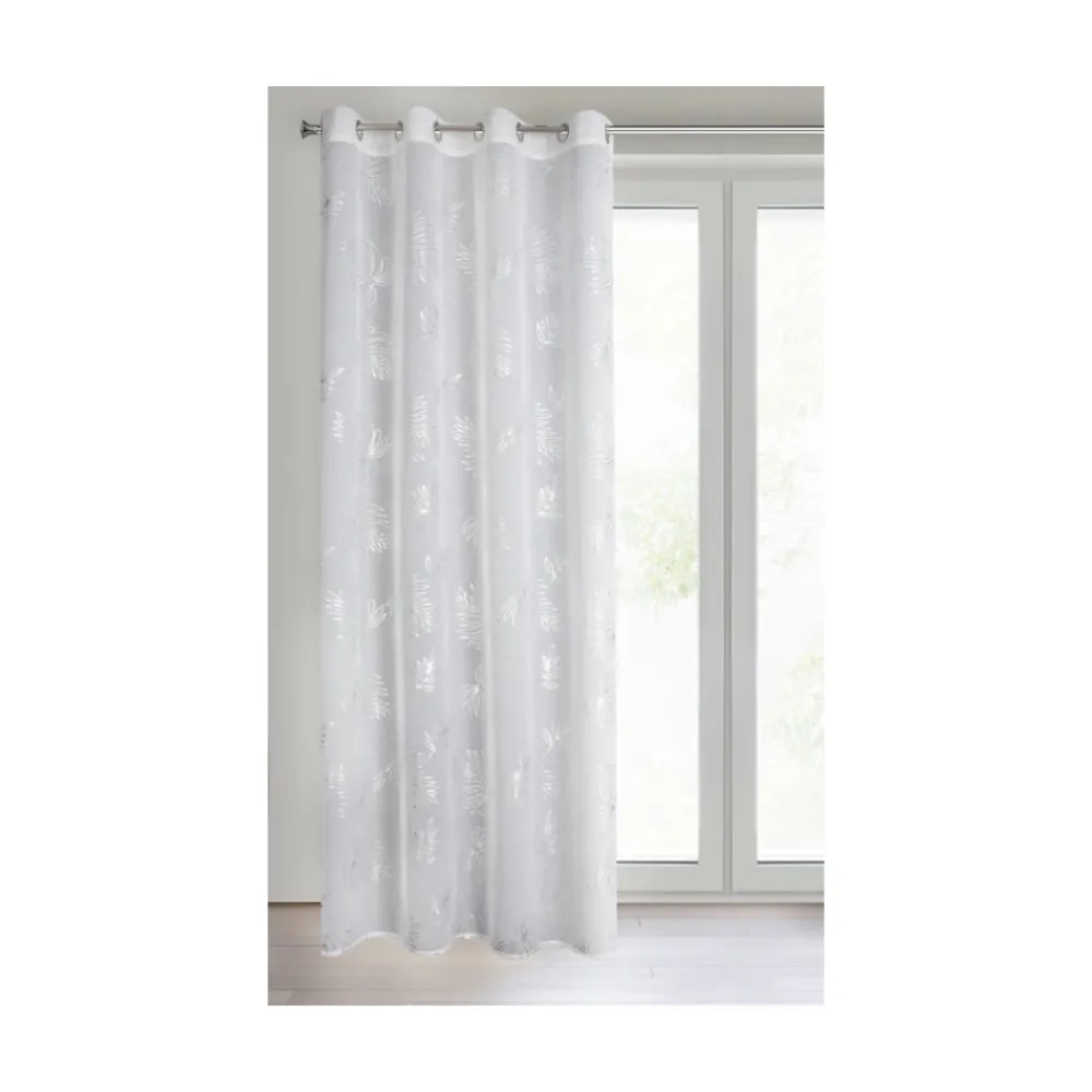 Zasłona CAPRI 140X250 biała liście * EUROFIRANY B.B. Choczyńscy Sp.J. Sale