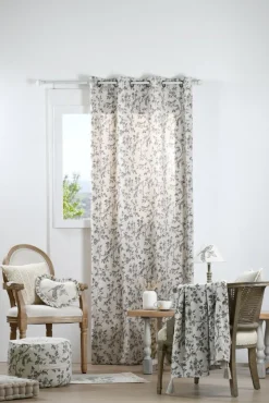 Zasłona CLARINE 140x260 gałązki ptaki * STOF Discount