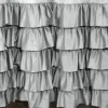 Zasłona DANI 140x270 srebrna falbany * EUROFIRANY B.B. Choczyńscy Sp.J. Discount