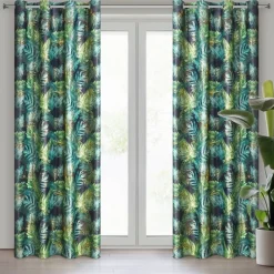 Zasłona DAVOS 140x250 cm czarno zielona * EUROFIRANY B.B. Choczyńscy Sp.J. Sale