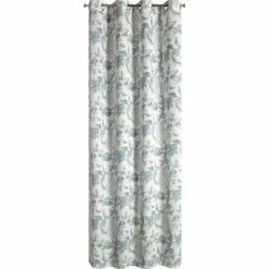 Zasłona EMERA 140x250 cm niebieskie kwiaty * EUROFIRANY B.B. Choczyńscy Sp.J. Best